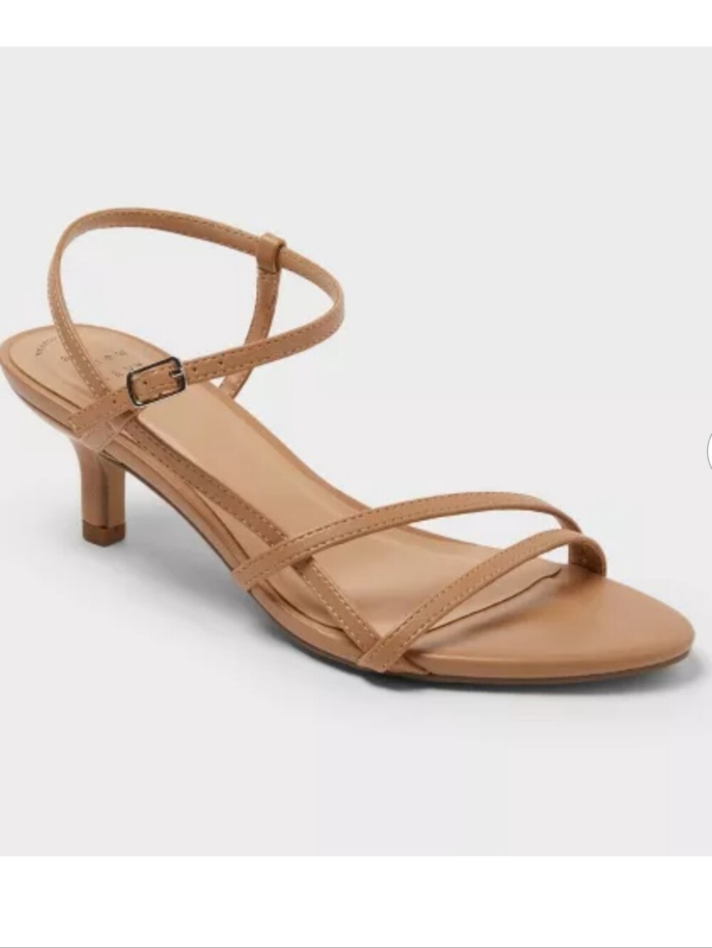 A New Day Stella Almond Toe Strappy Heels Size 7